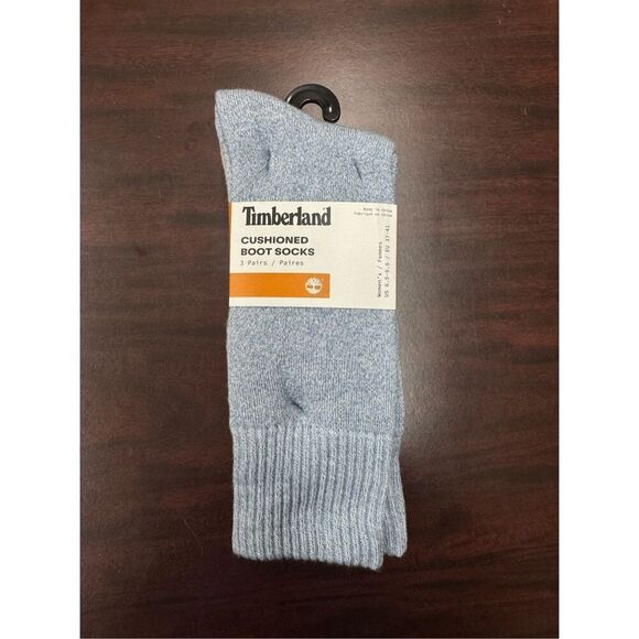 NWT Timberland Cushion Boot Socks-3 Pair in a Pack - Picture 1 of 4